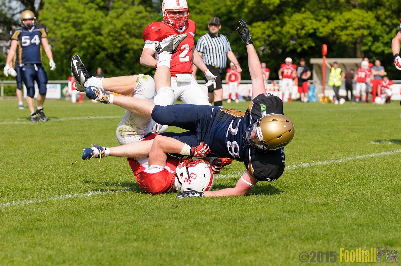 Schiefbahn Riders vs. Gelsenkirchen Devils - 10.05.2015 OL NRW: Schiefbahn Riders vs. Gelsenkirchen Devils (7:14)