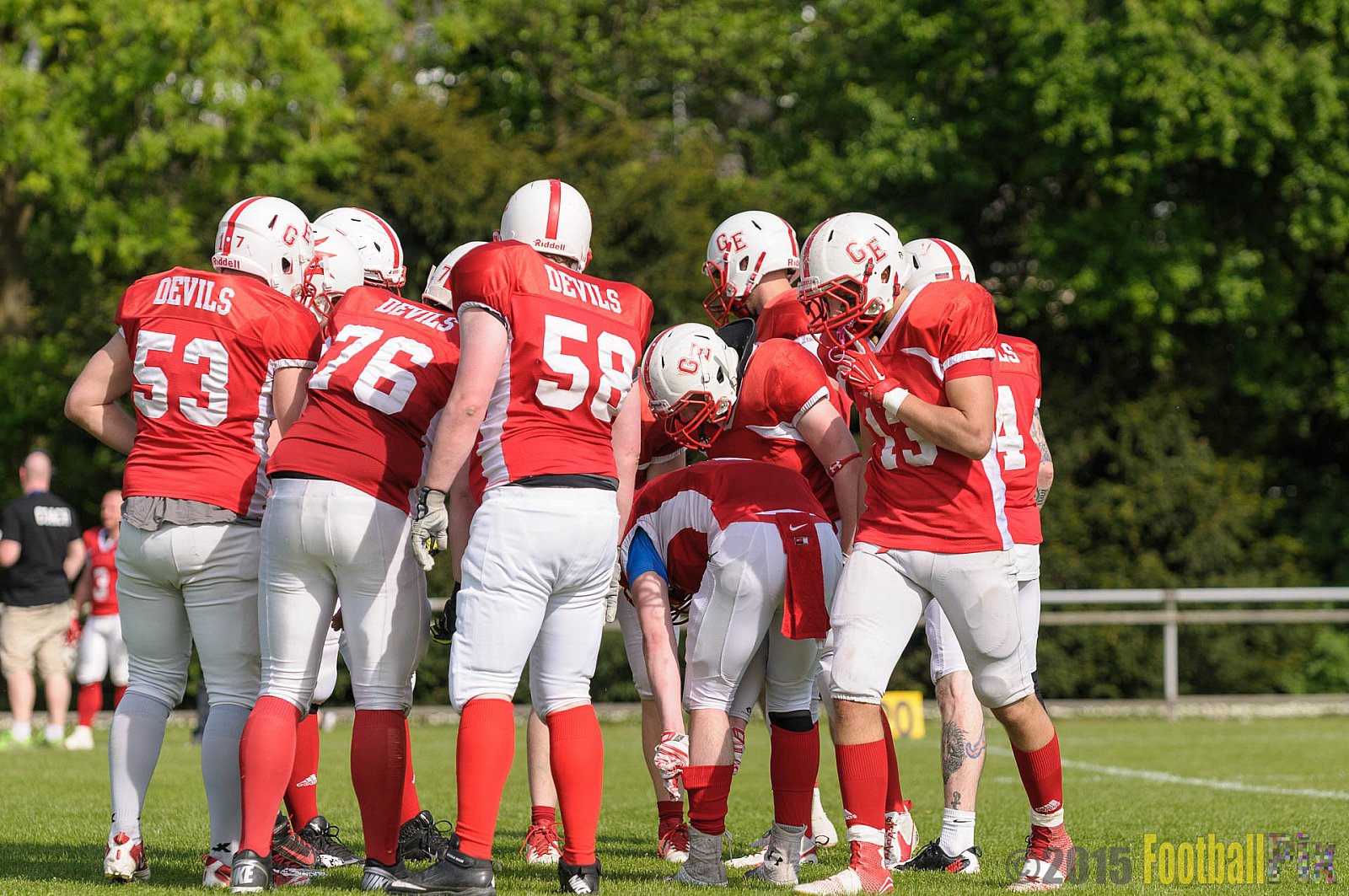 Schiefbahn Riders vs. Gelsenkirchen Devils - 10.05.2015 OL NRW: Schiefbahn Riders vs. Gelsenkirchen Devils (7:14)