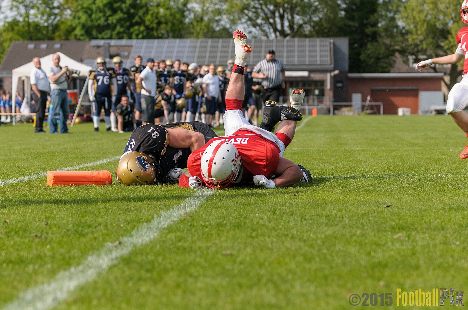 Schiefbahn Riders vs. Gelsenkirchen Devils - 10.05.2015 OL NRW: Schiefbahn Riders vs. Gelsenkirchen Devils (7:14)