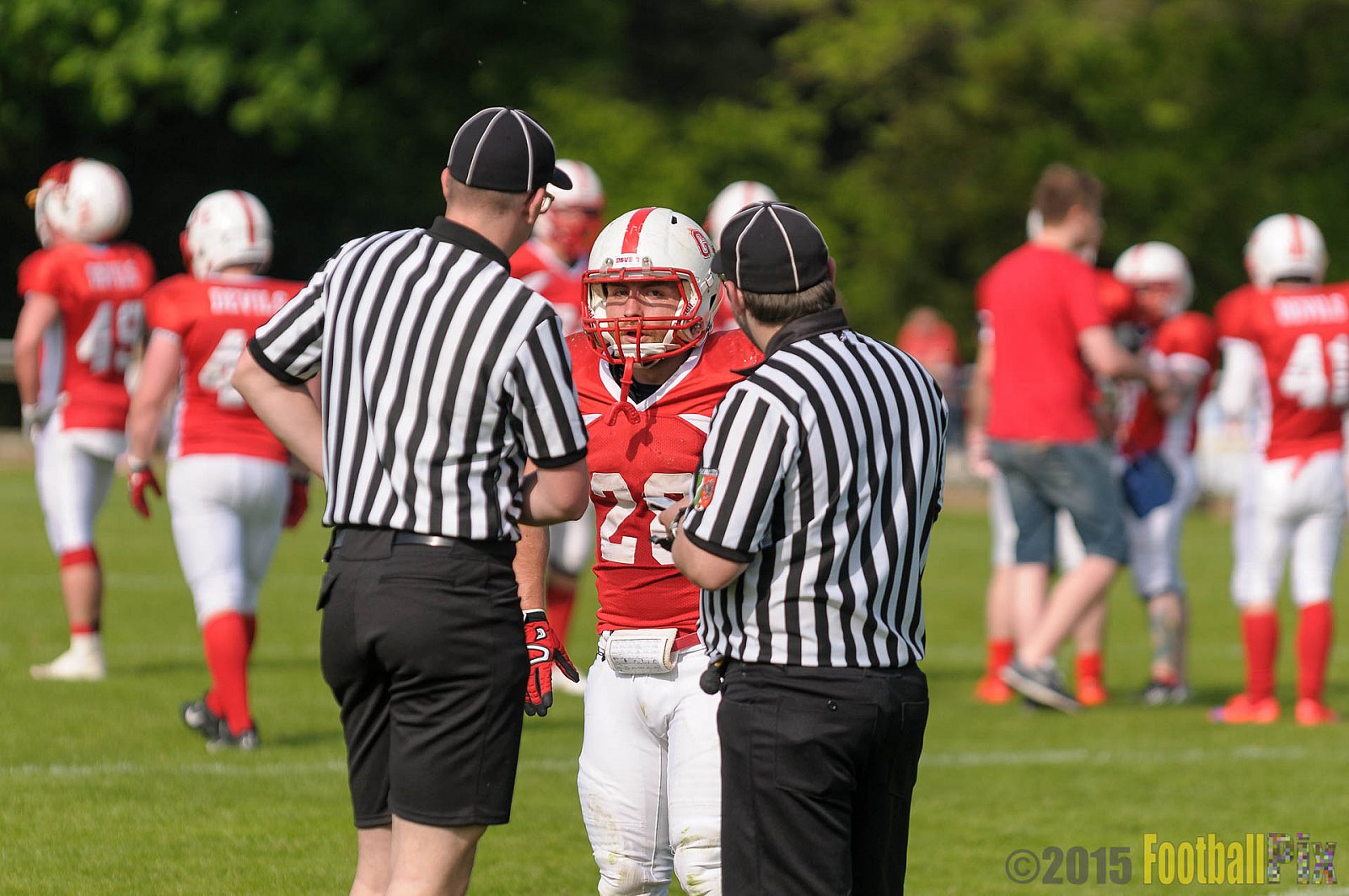 Schiefbahn Riders vs. Gelsenkirchen Devils - 10.05.2015 OL NRW: Schiefbahn Riders vs. Gelsenkirchen Devils (7:14)