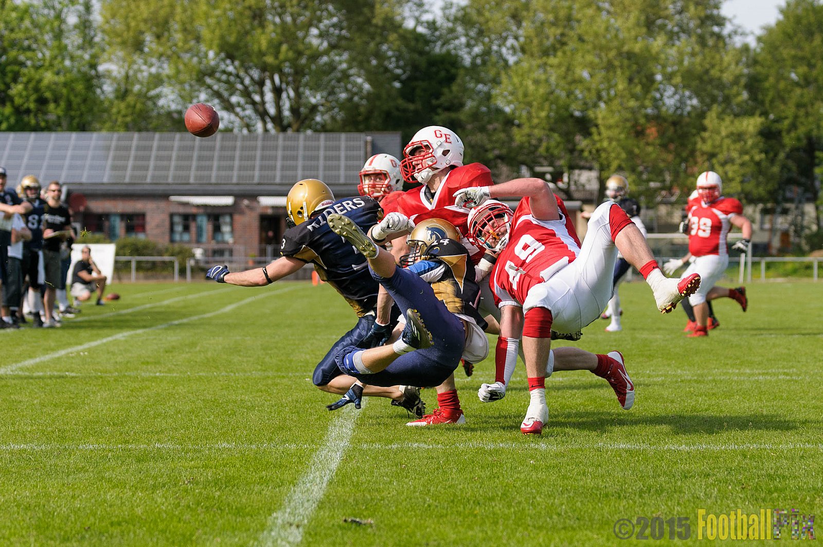 Schiefbahn Riders vs. Gelsenkirchen Devils - 10.05.2015 OL NRW: Schiefbahn Riders vs. Gelsenkirchen Devils (7:14)