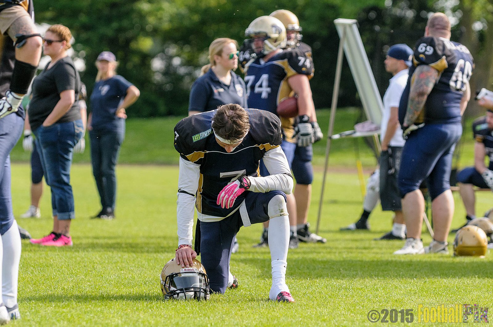 Schiefbahn Riders vs. Gelsenkirchen Devils - 10.05.2015 OL NRW: Schiefbahn Riders vs. Gelsenkirchen Devils (7:14)