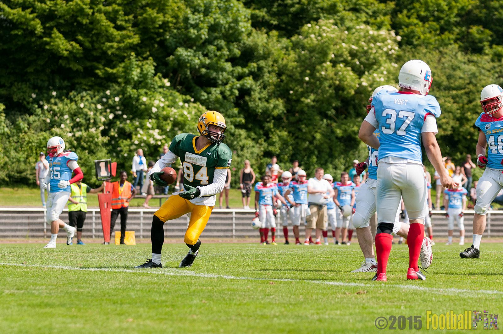 Cologne Crocodiles vs. Bonn Gamecocks - 24.05.2015 GFL2 Nord: Cologne Crocodiles vs. Bonn Gamecocks (18:8)