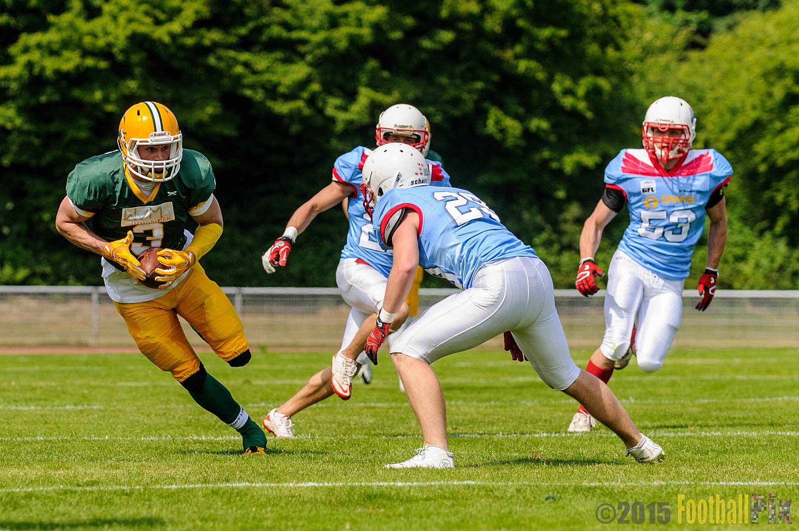 Cologne Crocodiles vs. Bonn Gamecocks - 24.05.2015 GFL2 Nord: Cologne Crocodiles vs. Bonn Gamecocks (18:8)