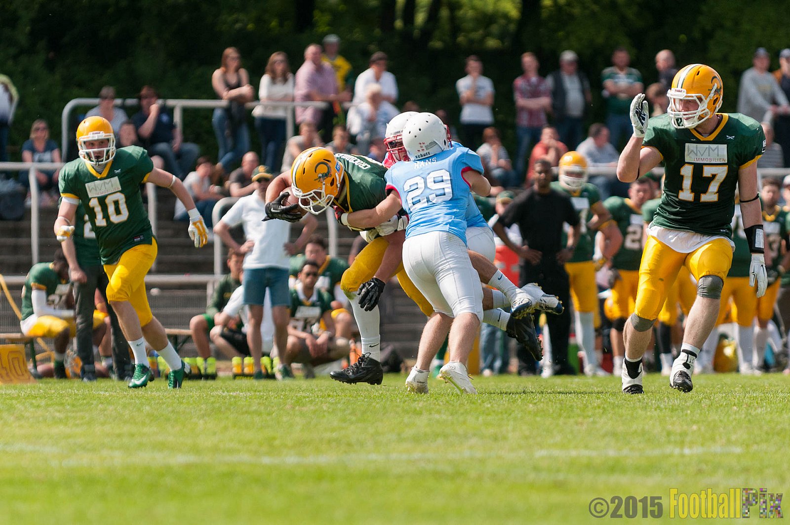 Cologne Crocodiles vs. Bonn Gamecocks - 24.05.2015 GFL2 Nord: Cologne Crocodiles vs. Bonn Gamecocks (18:8)