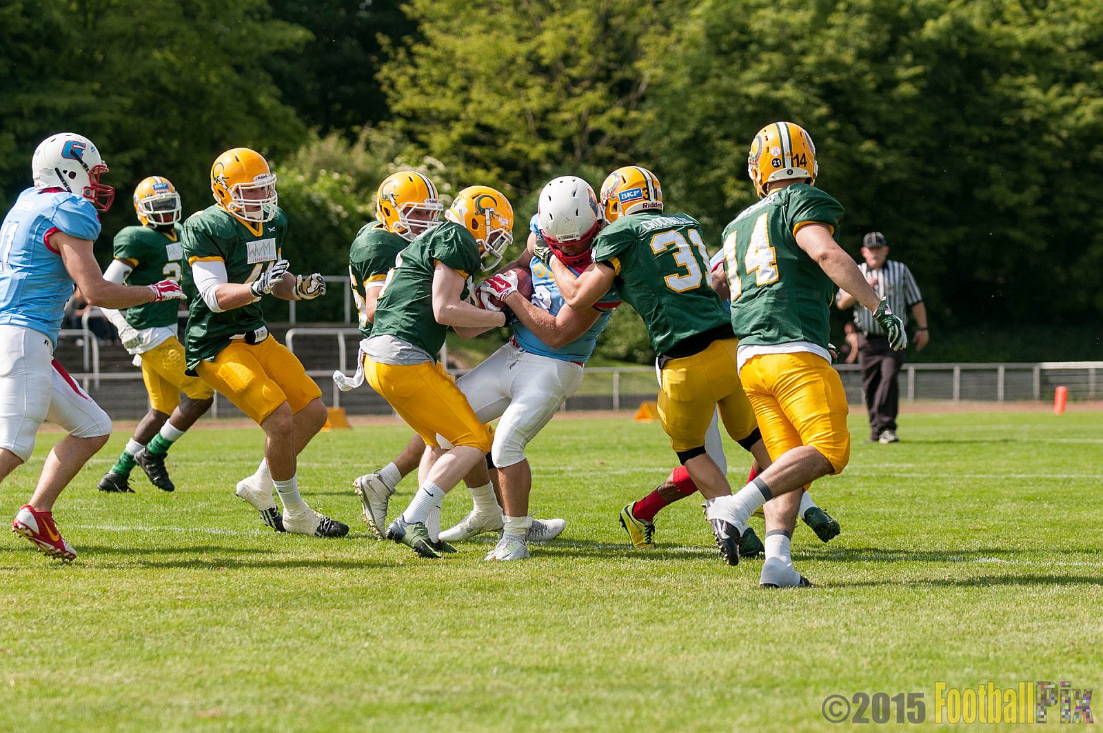 Cologne Crocodiles vs. Bonn Gamecocks - 24.05.2015 GFL2 Nord: Cologne Crocodiles vs. Bonn Gamecocks (18:8)