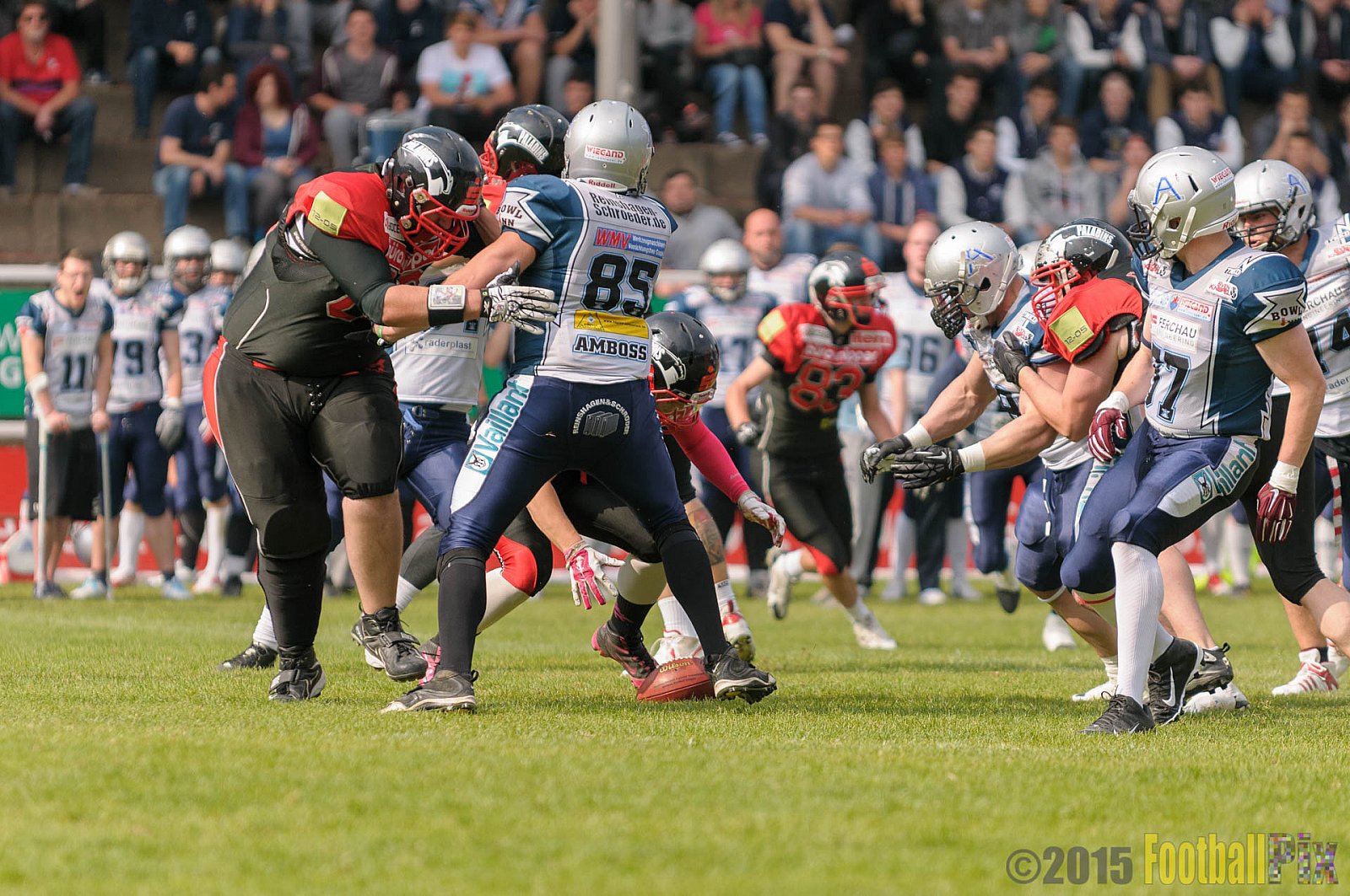 Solingen Paladins vs. Remscheid Amboss - 25.05.2015 RL NRW: Solingen Paladins vs. Remscheid Amboss (30:21)