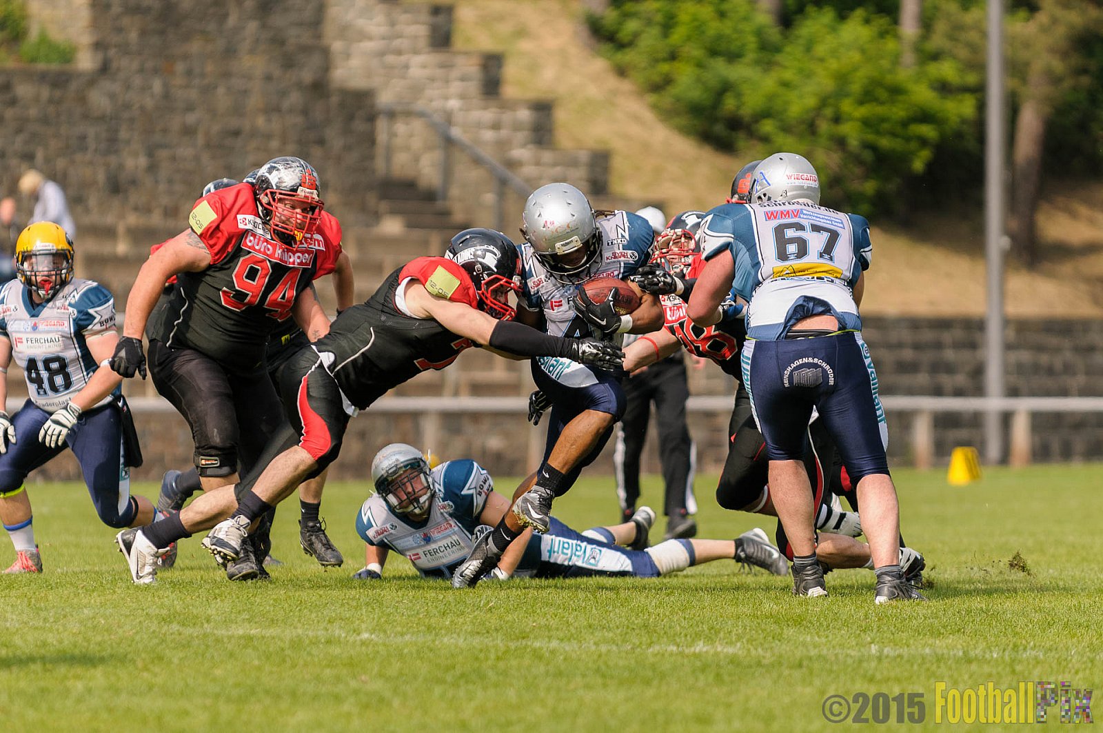 Solingen Paladins vs. Remscheid Amboss - 25.05.2015 RL NRW: Solingen Paladins vs. Remscheid Amboss (30:21)