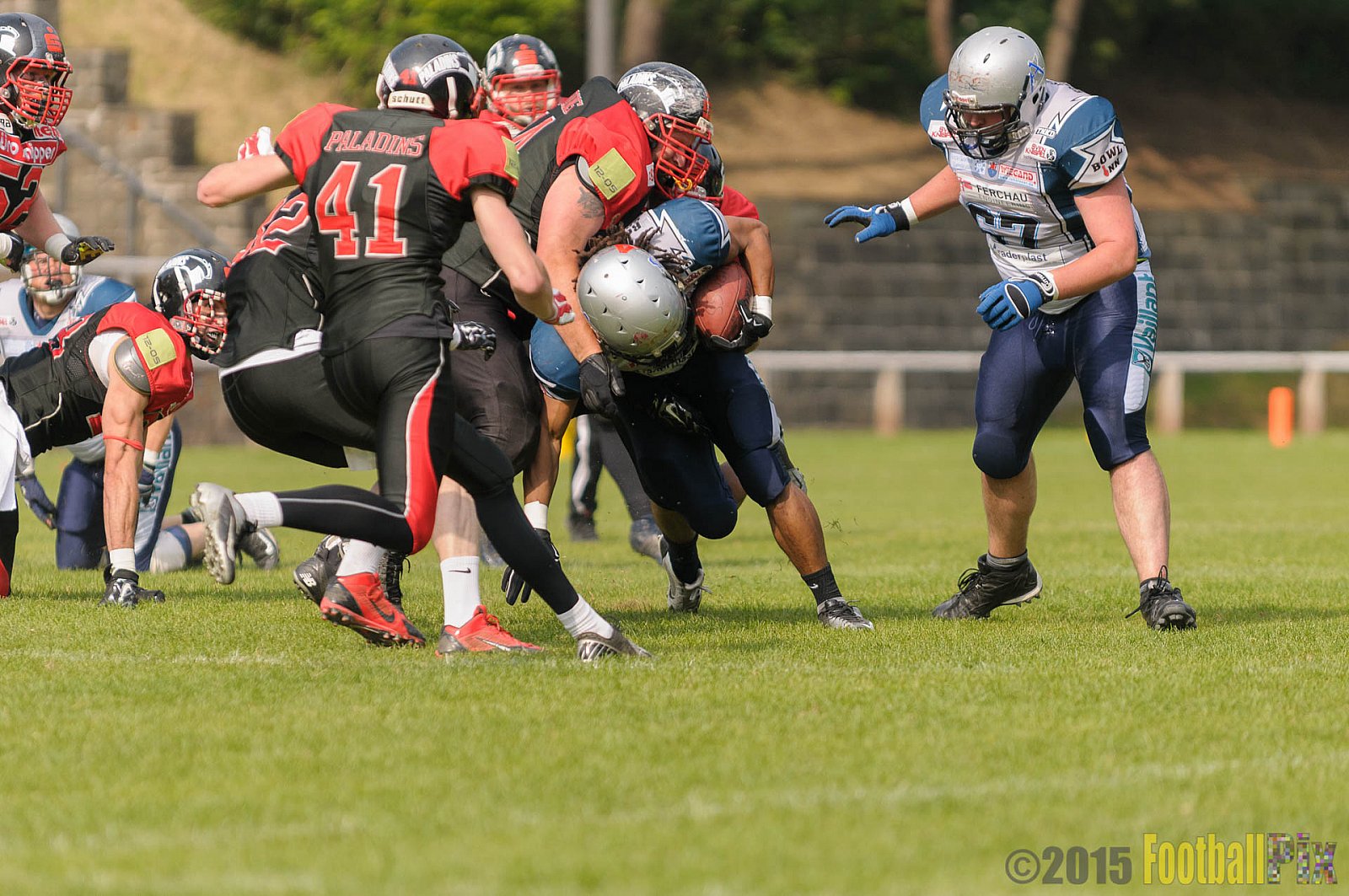 Solingen Paladins vs. Remscheid Amboss - 25.05.2015 RL NRW: Solingen Paladins vs. Remscheid Amboss (30:21)