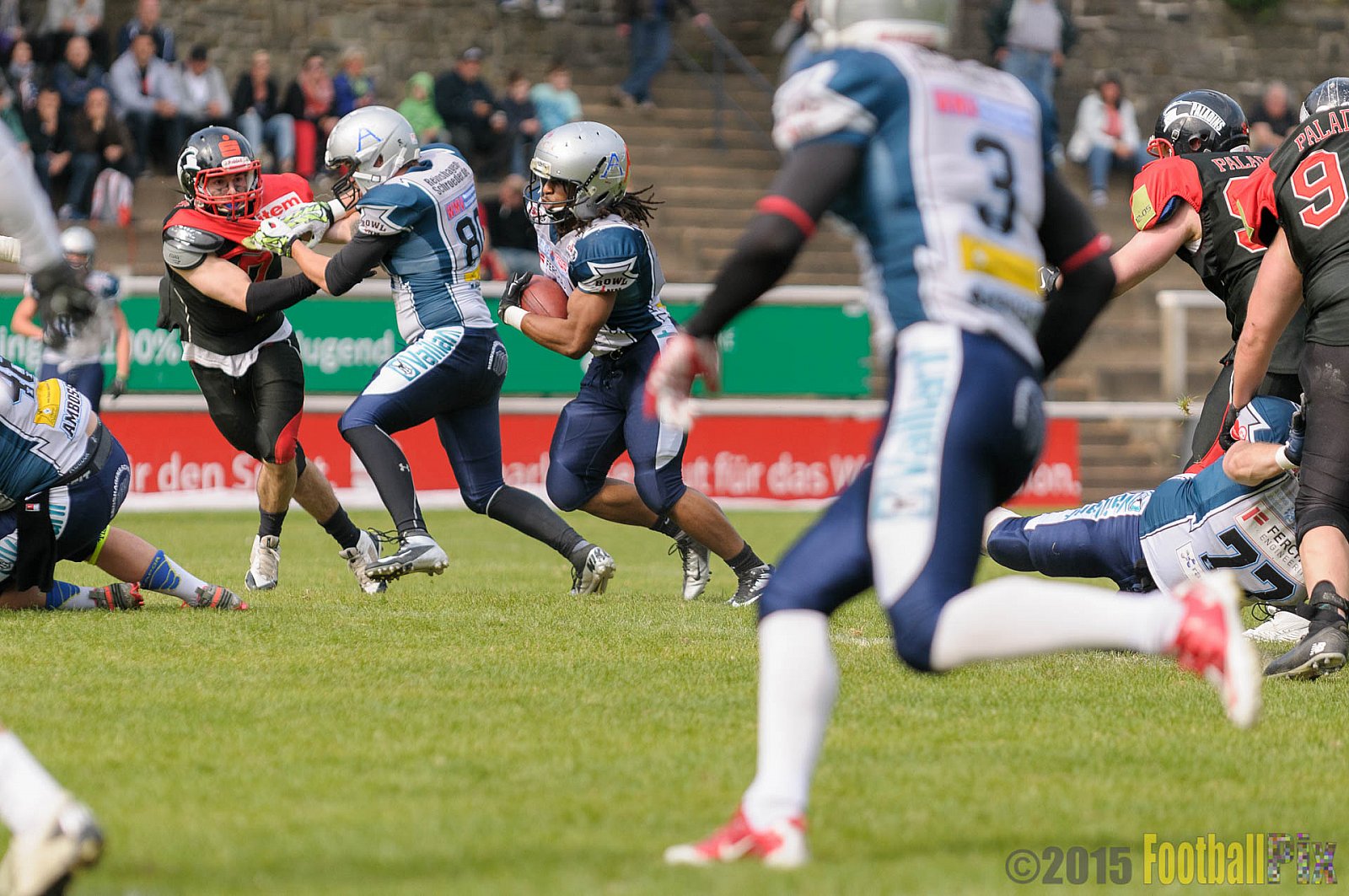 Solingen Paladins vs. Remscheid Amboss - 25.05.2015 RL NRW: Solingen Paladins vs. Remscheid Amboss (30:21)