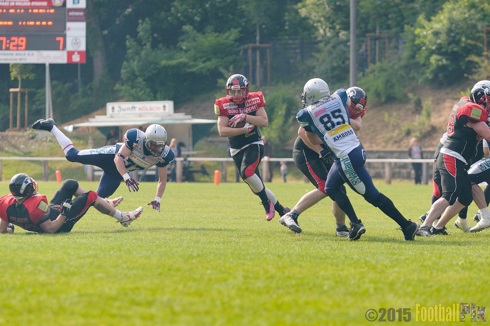 Solingen Paladins vs. Remscheid Amboss - 25.05.2015 RL NRW: Solingen Paladins vs. Remscheid Amboss (30:21)