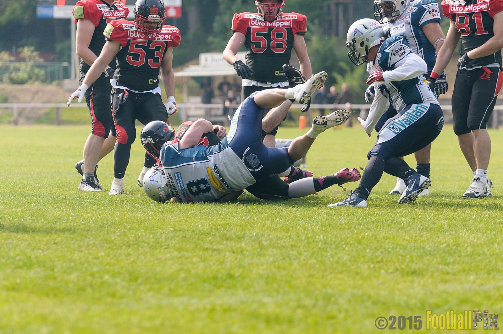 Solingen Paladins vs. Remscheid Amboss - 25.05.2015 RL NRW: Solingen Paladins vs. Remscheid Amboss (30:21)