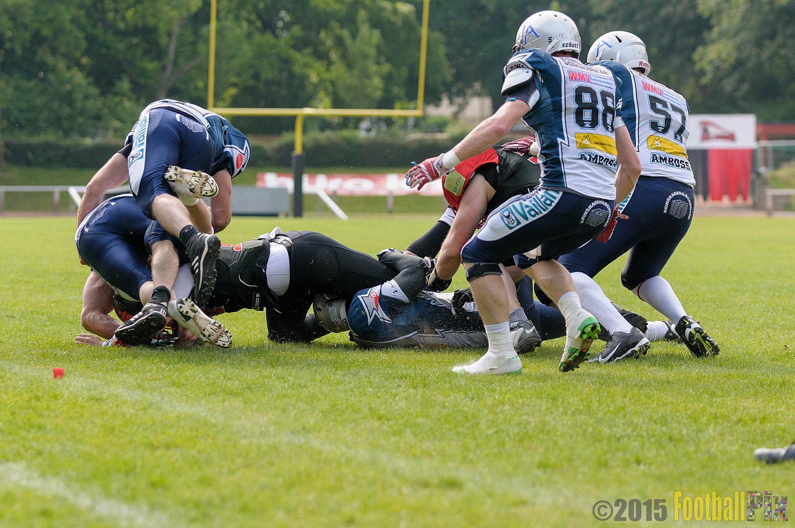 Solingen Paladins vs. Remscheid Amboss - 25.05.2015 RL NRW: Solingen Paladins vs. Remscheid Amboss (30:21)