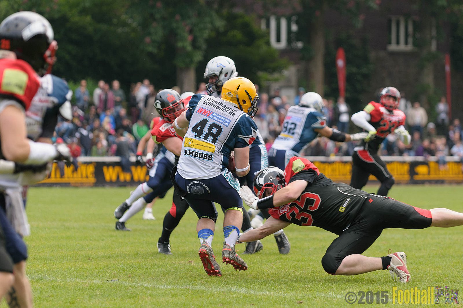 Solingen Paladins vs. Remscheid Amboss - 25.05.2015 RL NRW: Solingen Paladins vs. Remscheid Amboss (30:21)