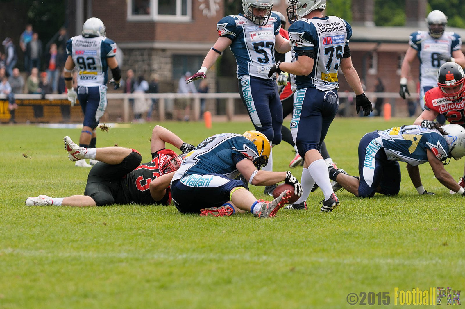 Solingen Paladins vs. Remscheid Amboss - 25.05.2015 RL NRW: Solingen Paladins vs. Remscheid Amboss (30:21)