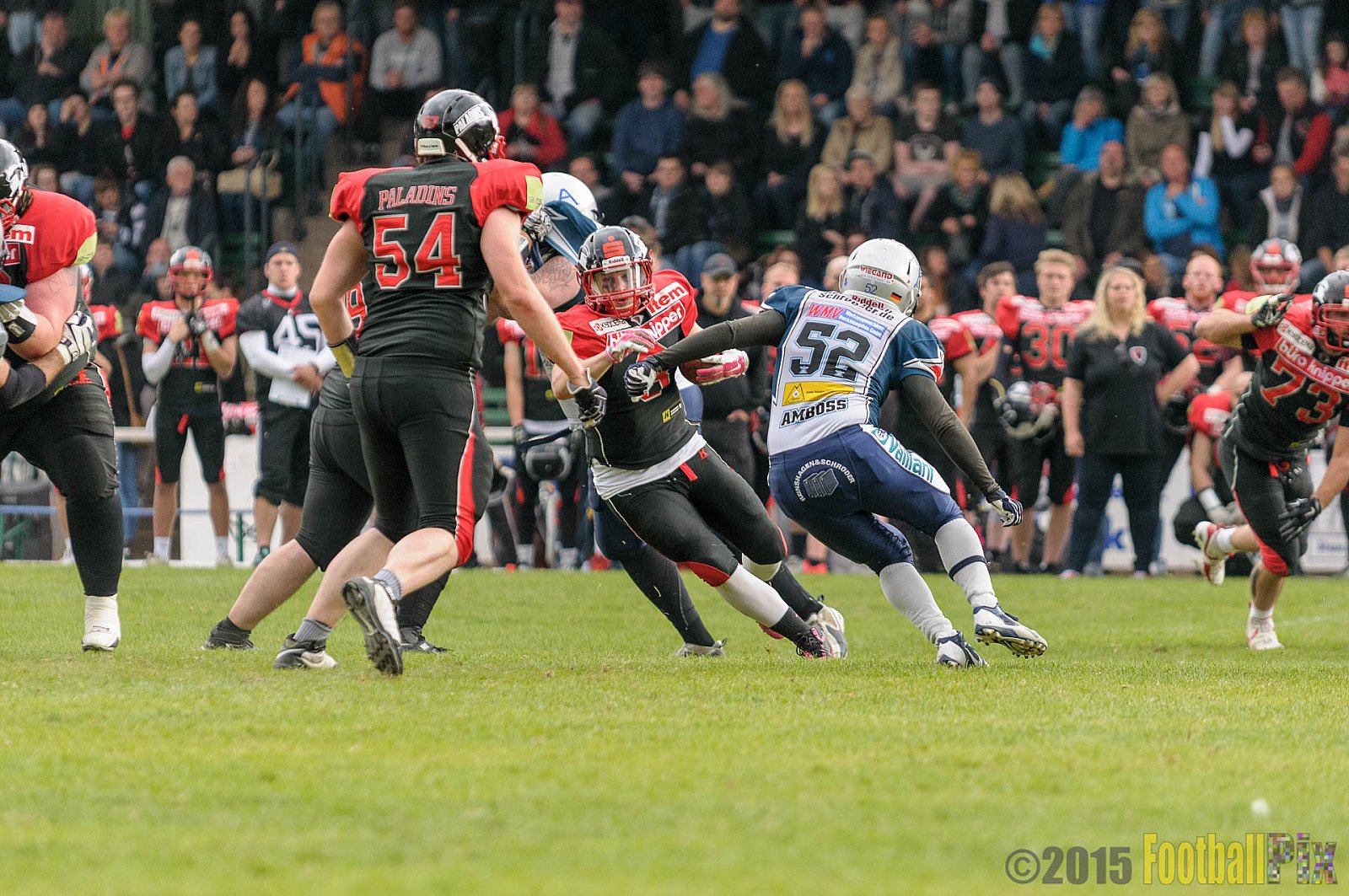 Solingen Paladins vs. Remscheid Amboss - 25.05.2015 RL NRW: Solingen Paladins vs. Remscheid Amboss (30:21)