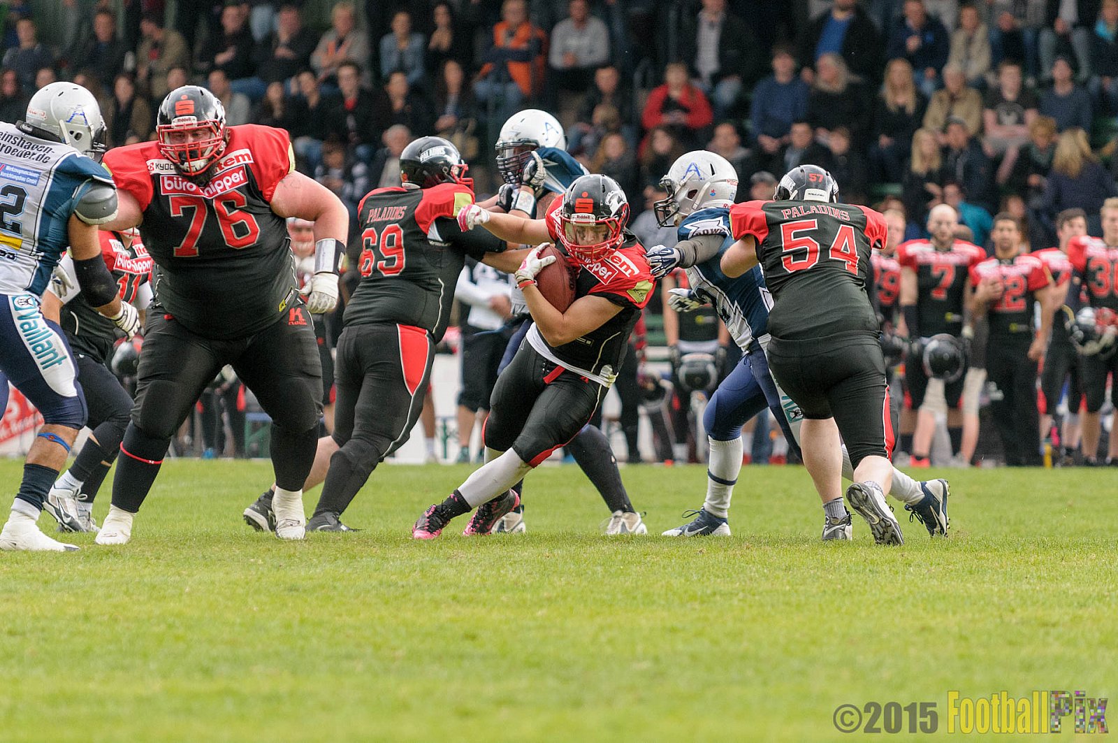 Solingen Paladins vs. Remscheid Amboss - 25.05.2015 RL NRW: Solingen Paladins vs. Remscheid Amboss (30:21)