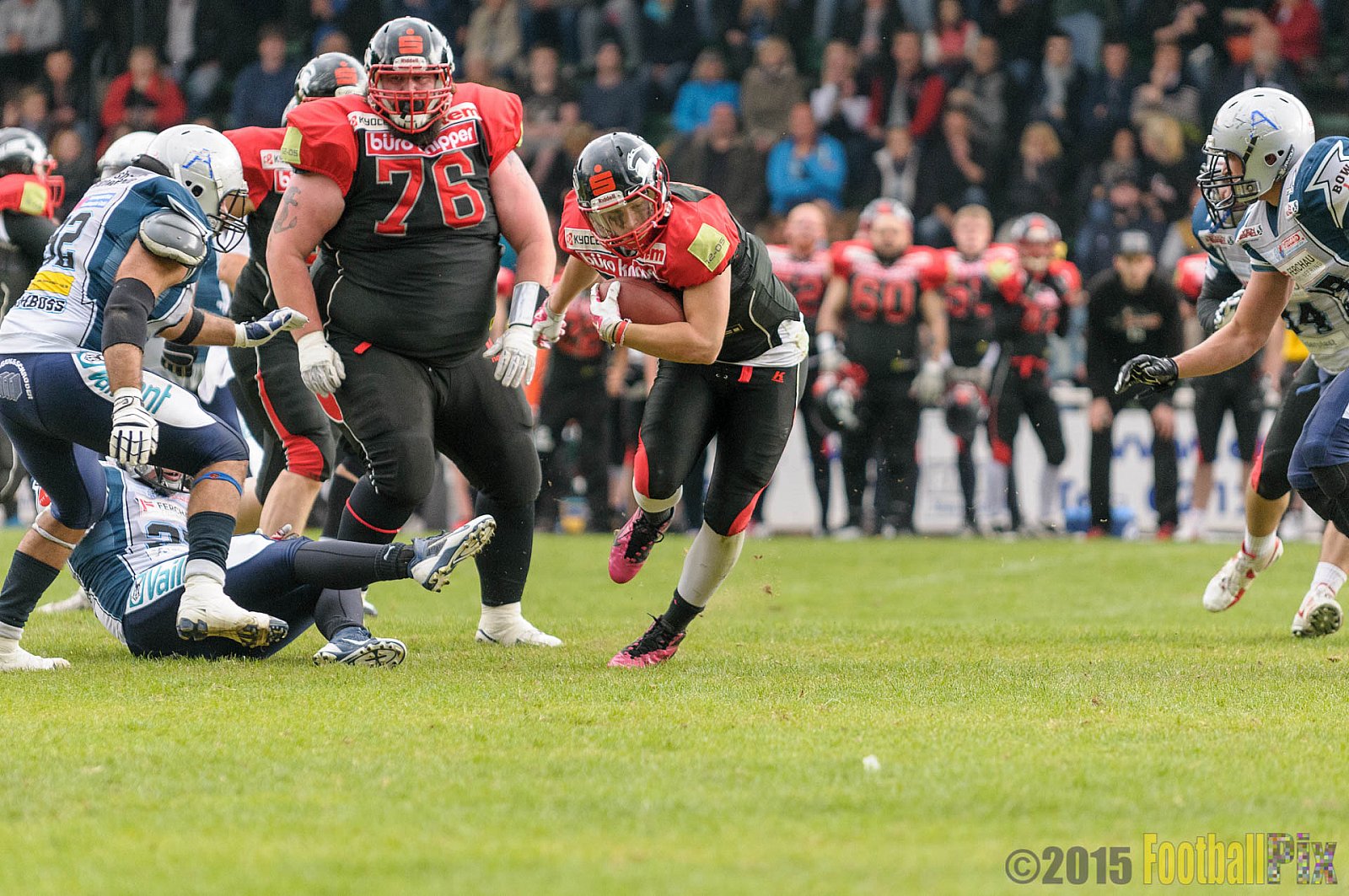 Solingen Paladins vs. Remscheid Amboss - 25.05.2015 RL NRW: Solingen Paladins vs. Remscheid Amboss (30:21)