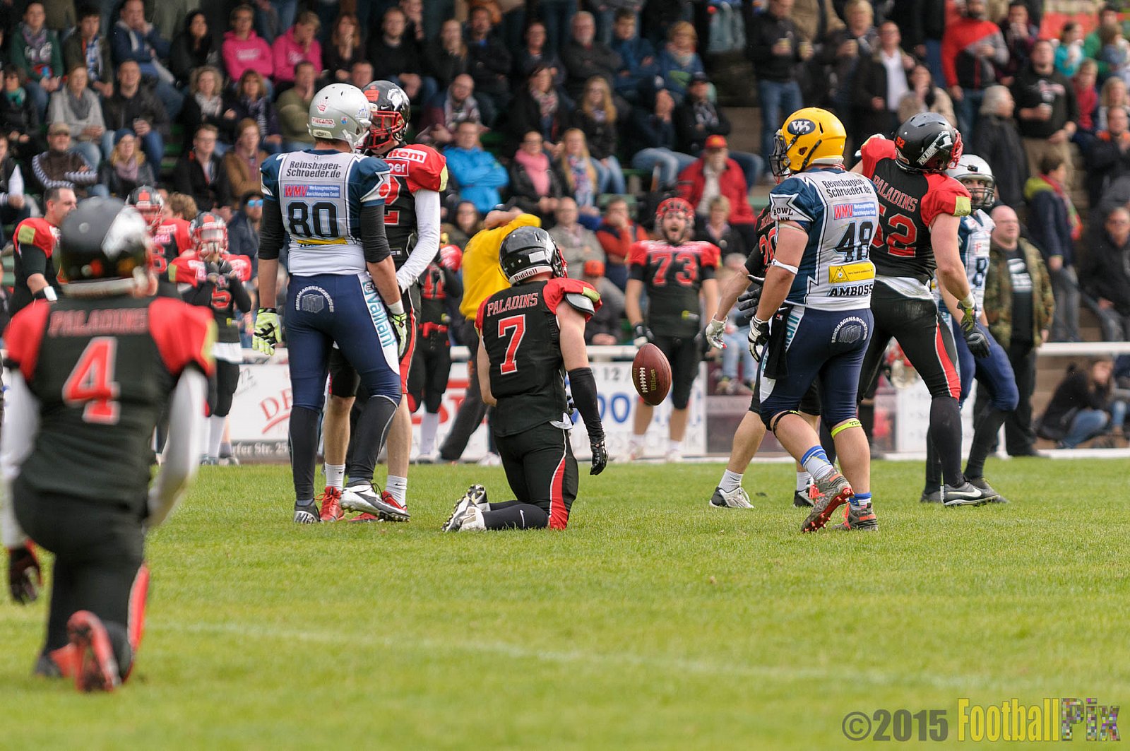 Solingen Paladins vs. Remscheid Amboss - 25.05.2015 RL NRW: Solingen Paladins vs. Remscheid Amboss (30:21)