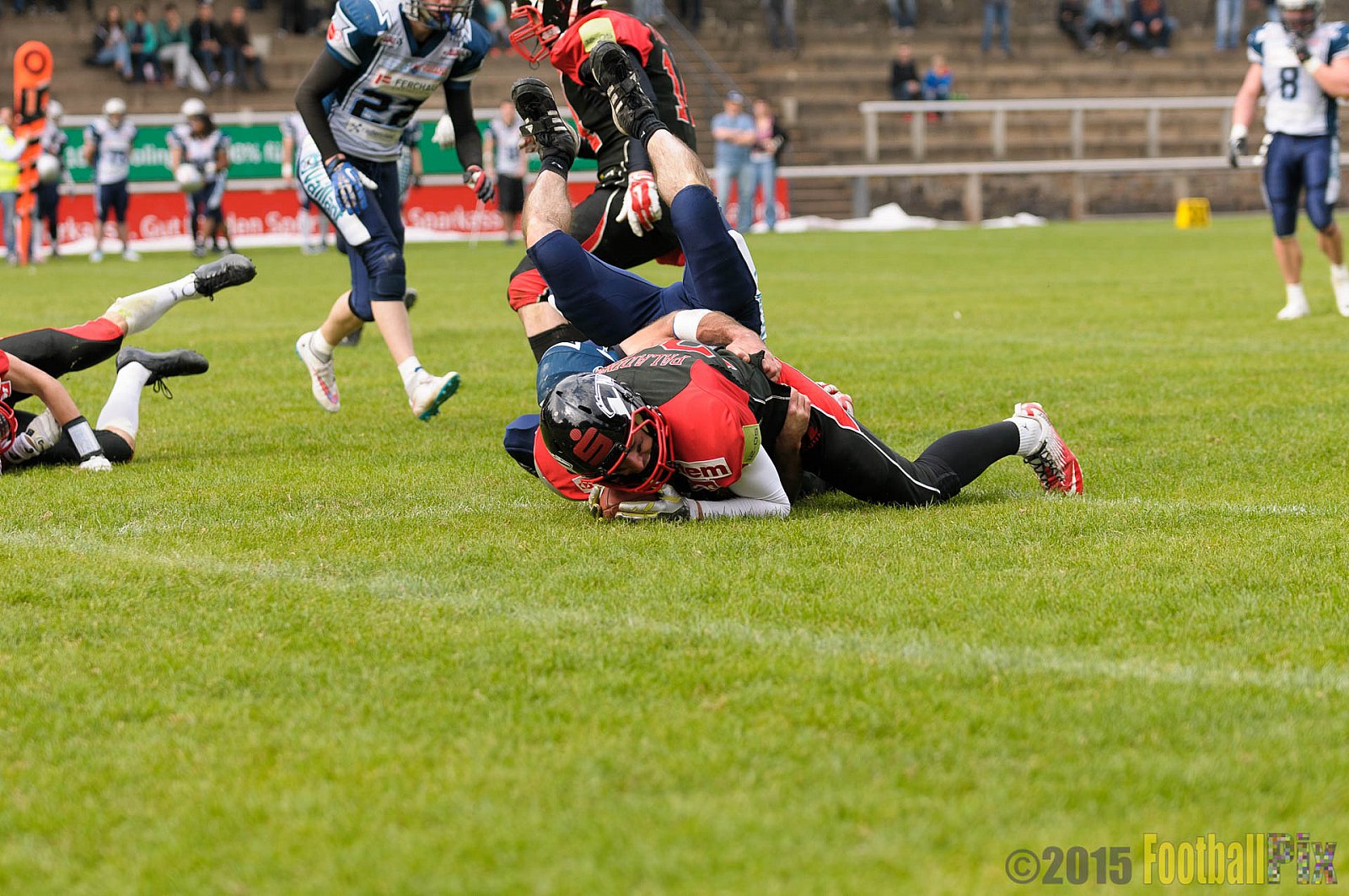 Solingen Paladins vs. Remscheid Amboss - 25.05.2015 RL NRW: Solingen Paladins vs. Remscheid Amboss (30:21)