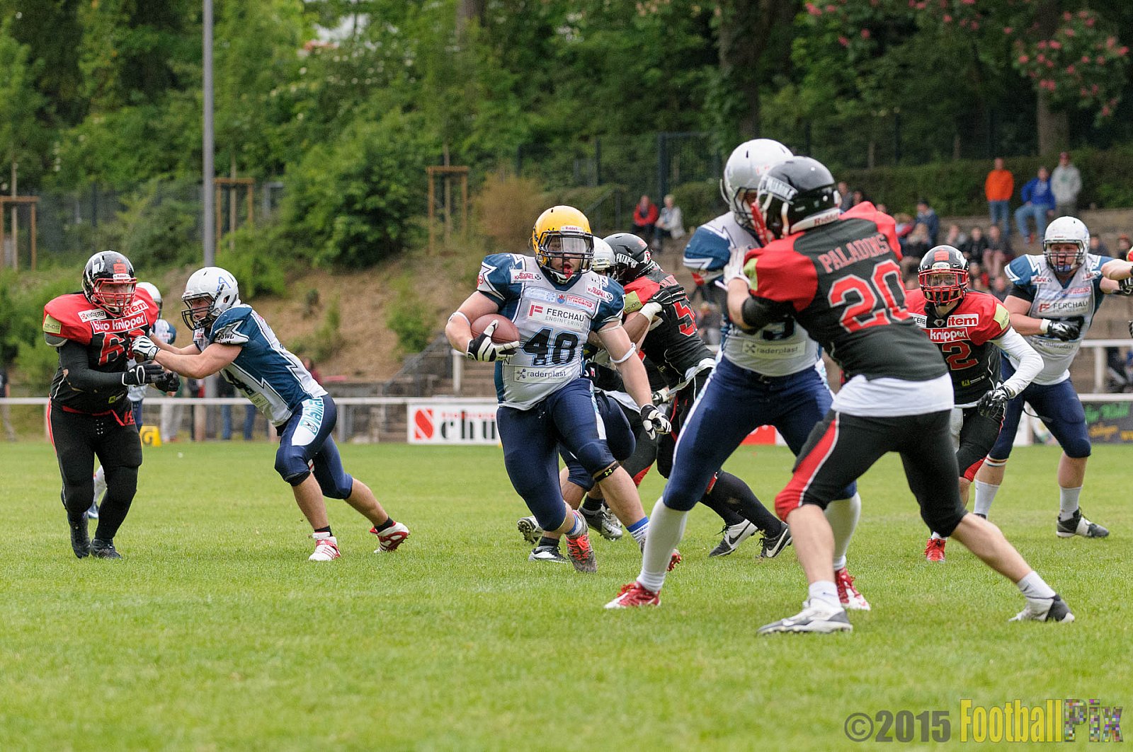 Solingen Paladins vs. Remscheid Amboss - 25.05.2015 RL NRW: Solingen Paladins vs. Remscheid Amboss (30:21)