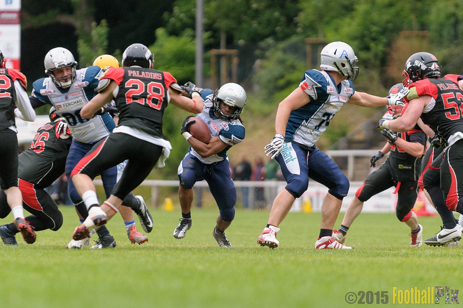 Solingen Paladins vs. Remscheid Amboss - 25.05.2015 RL NRW: Solingen Paladins vs. Remscheid Amboss (30:21)