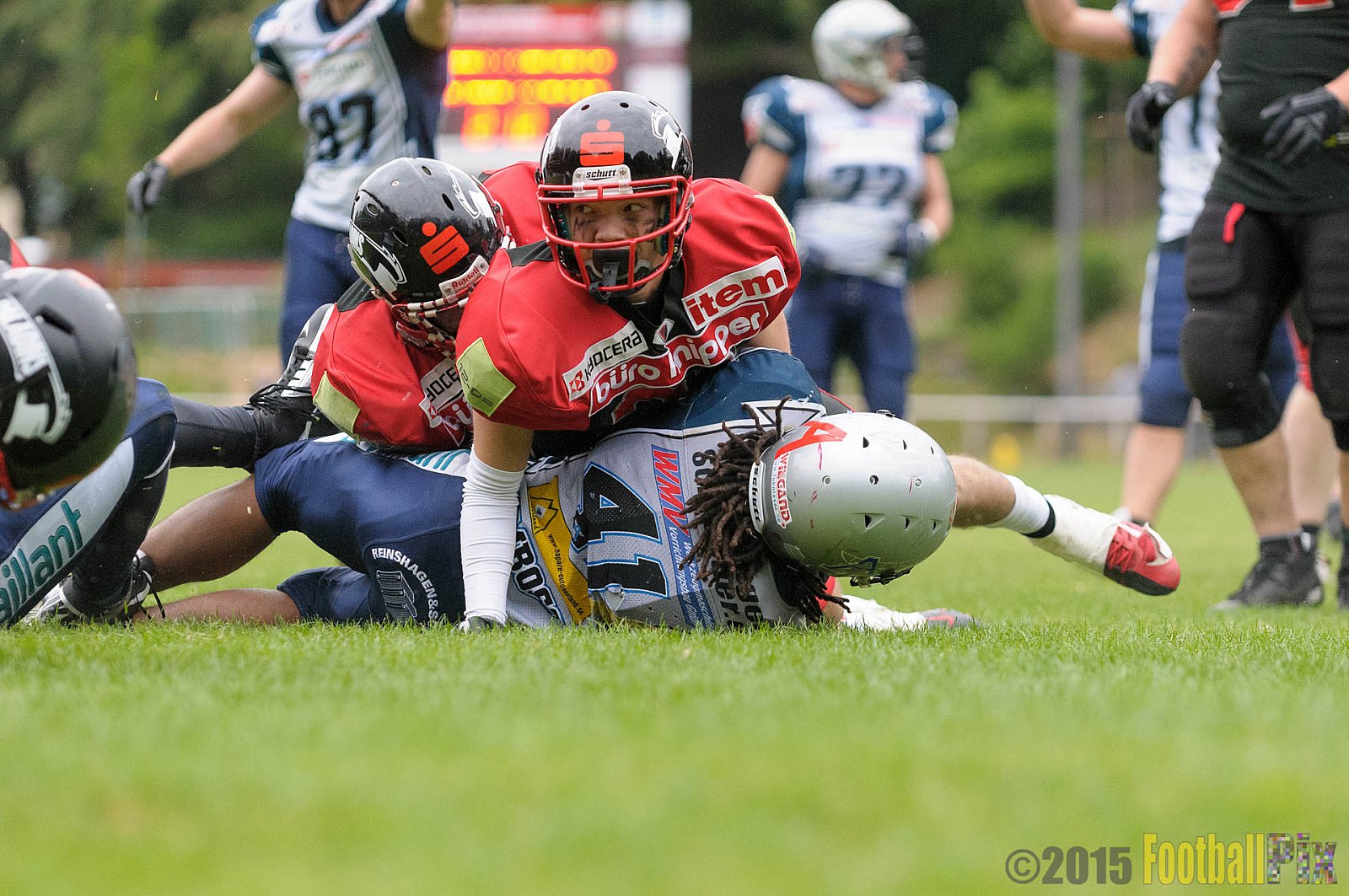 Solingen Paladins vs. Remscheid Amboss - 25.05.2015 RL NRW: Solingen Paladins vs. Remscheid Amboss (30:21)