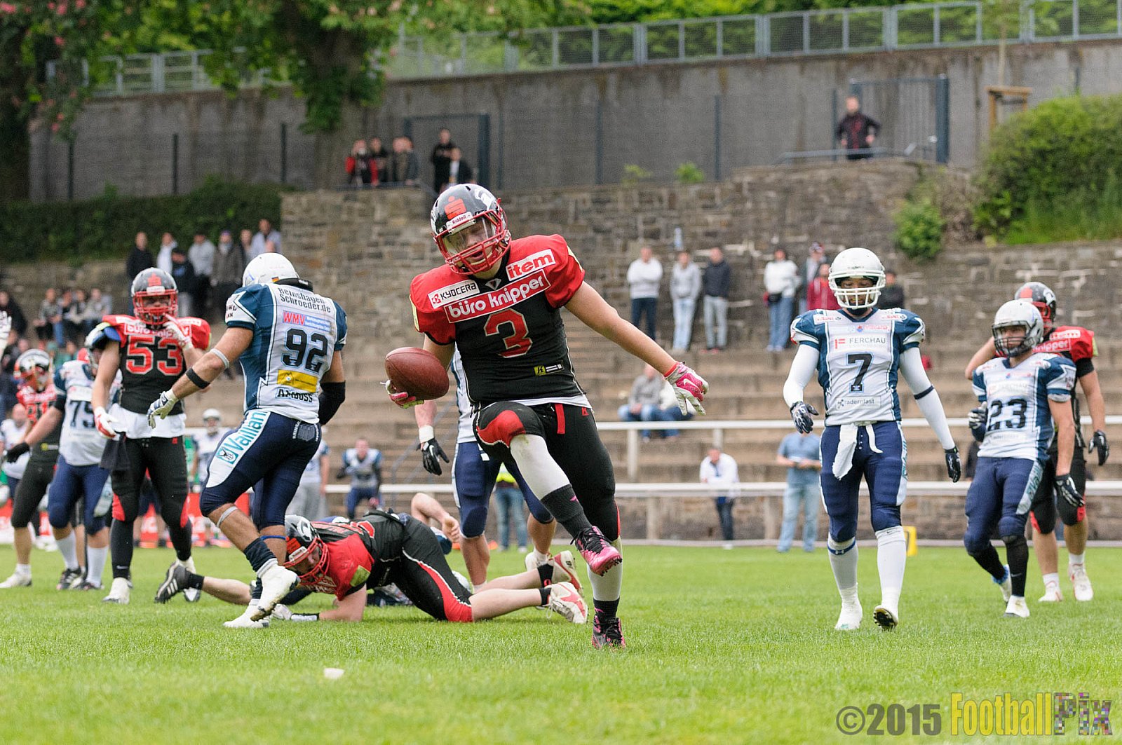 Solingen Paladins vs. Remscheid Amboss - 25.05.2015 RL NRW: Solingen Paladins vs. Remscheid Amboss (30:21)