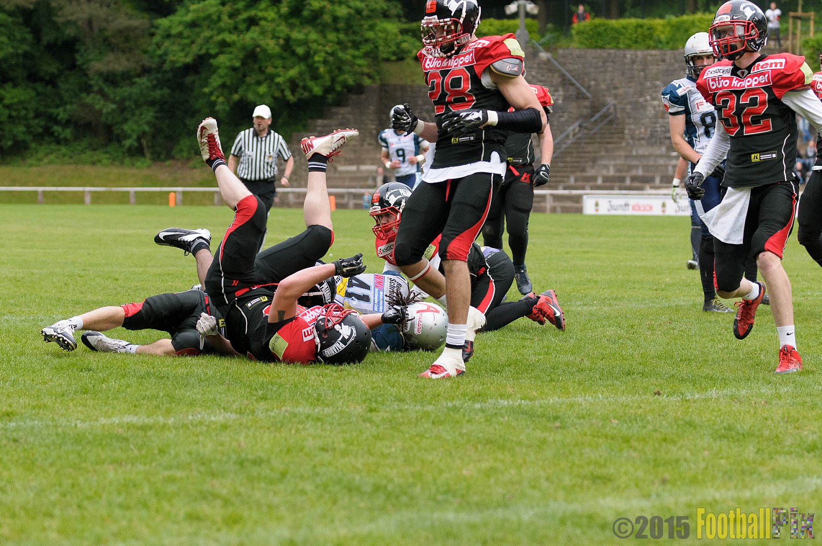 Solingen Paladins vs. Remscheid Amboss - 25.05.2015 RL NRW: Solingen Paladins vs. Remscheid Amboss (30:21)