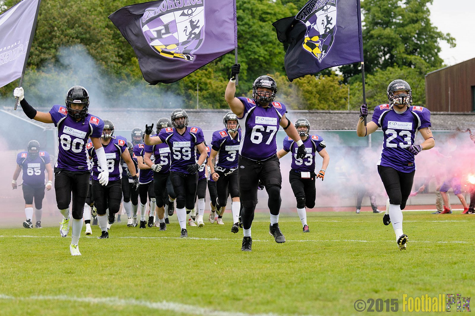 Langenfeld Longhorns vs. Solingen Paladins - 31.05.2015 RL NRW: Langenfeld Longhorns vs. Solingen Paladins (48:22)