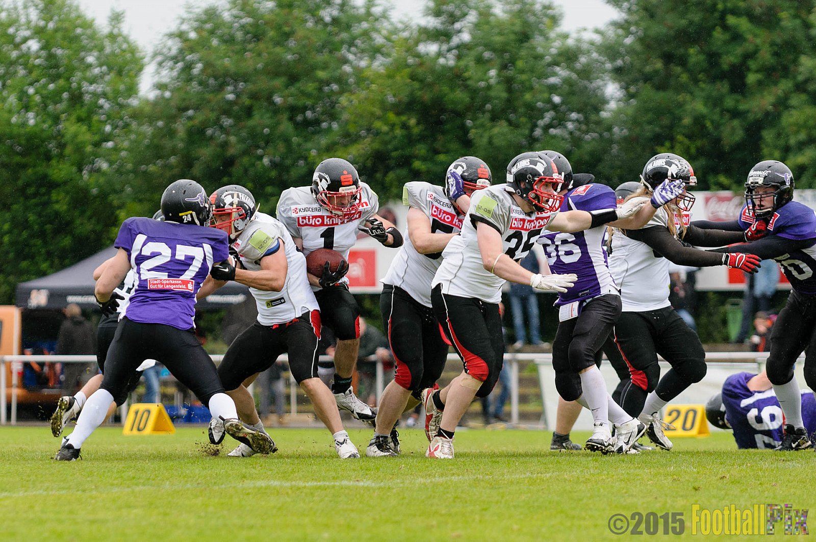 Langenfeld Longhorns vs. Solingen Paladins - 31.05.2015 RL NRW: Langenfeld Longhorns vs. Solingen Paladins (48:22)