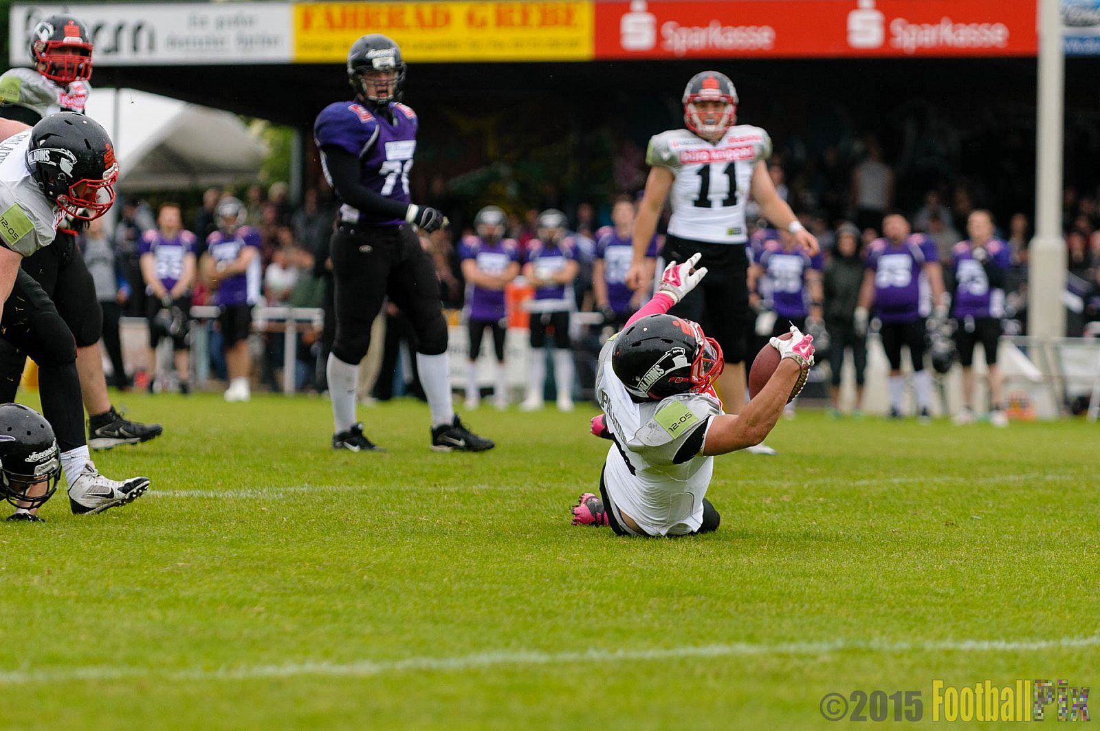 Langenfeld Longhorns vs. Solingen Paladins - 31.05.2015 RL NRW: Langenfeld Longhorns vs. Solingen Paladins (48:22)