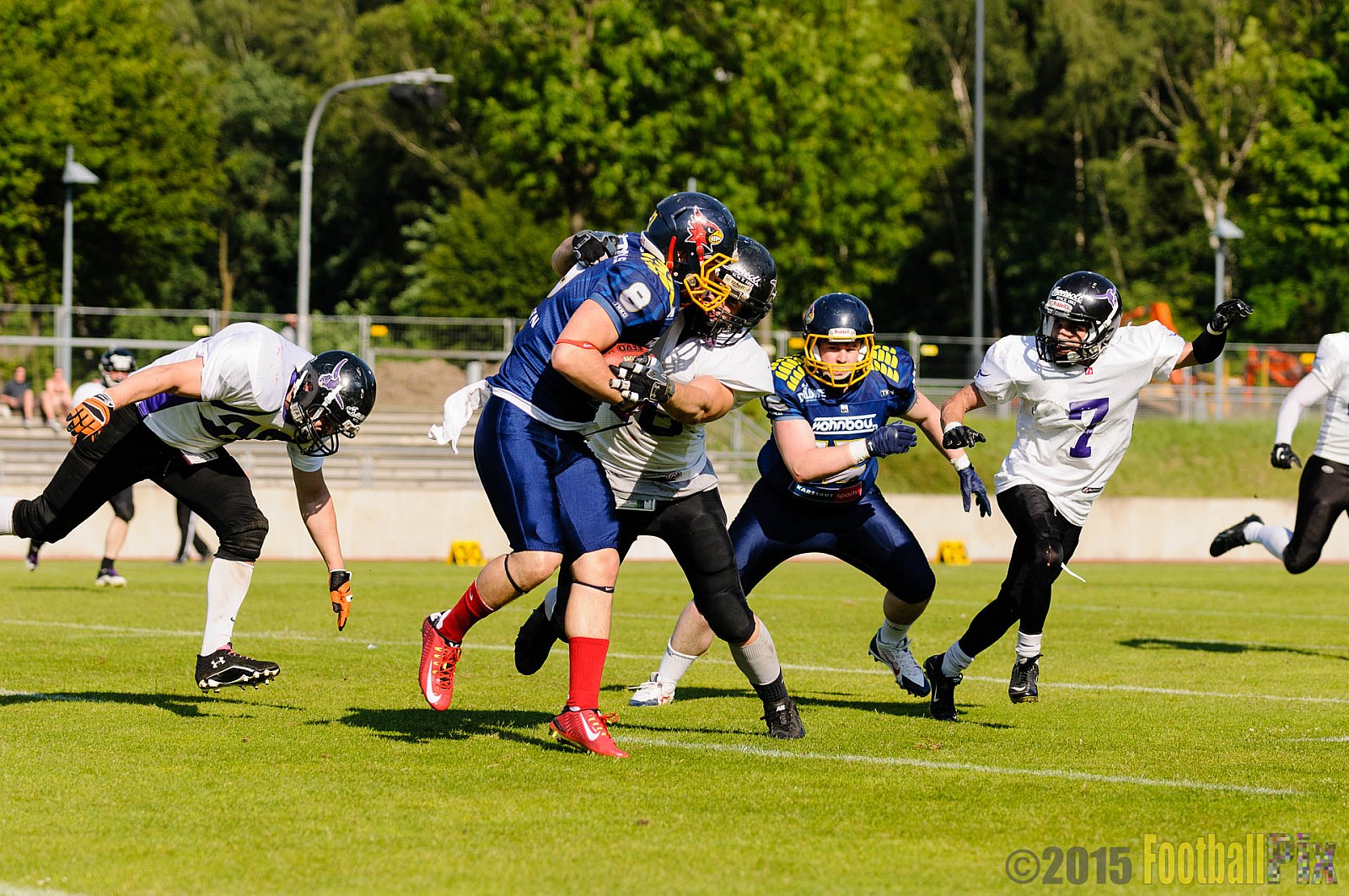 Essen Assindia Cardinals vs. Langenfeld Longhorns - 06.06.2015 RL NRW: Essen Assindia Cardinals vs. Langenfeld Longhorns (10:14)