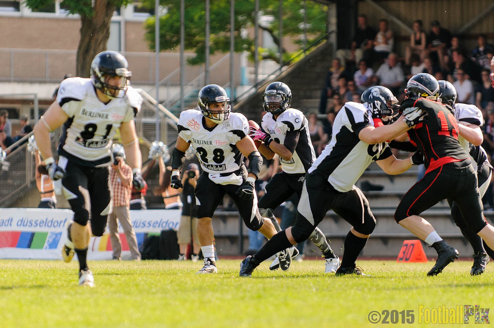 Düsseldorf Panther vs. Berlin Rebels - 13.06.2015 GFL Nord: Düsseldorf Panther vs. Berlin Rebels (3:24)