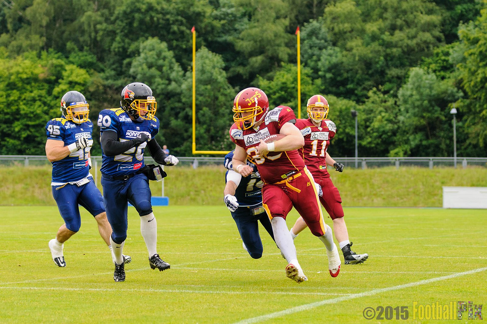 Essen Assindia Cardinals vs. Troisdorf Jets - 21.06.2015 RL NRW: Essen Assindia Cardinals vs. Troisdorf Jets (24:9)
