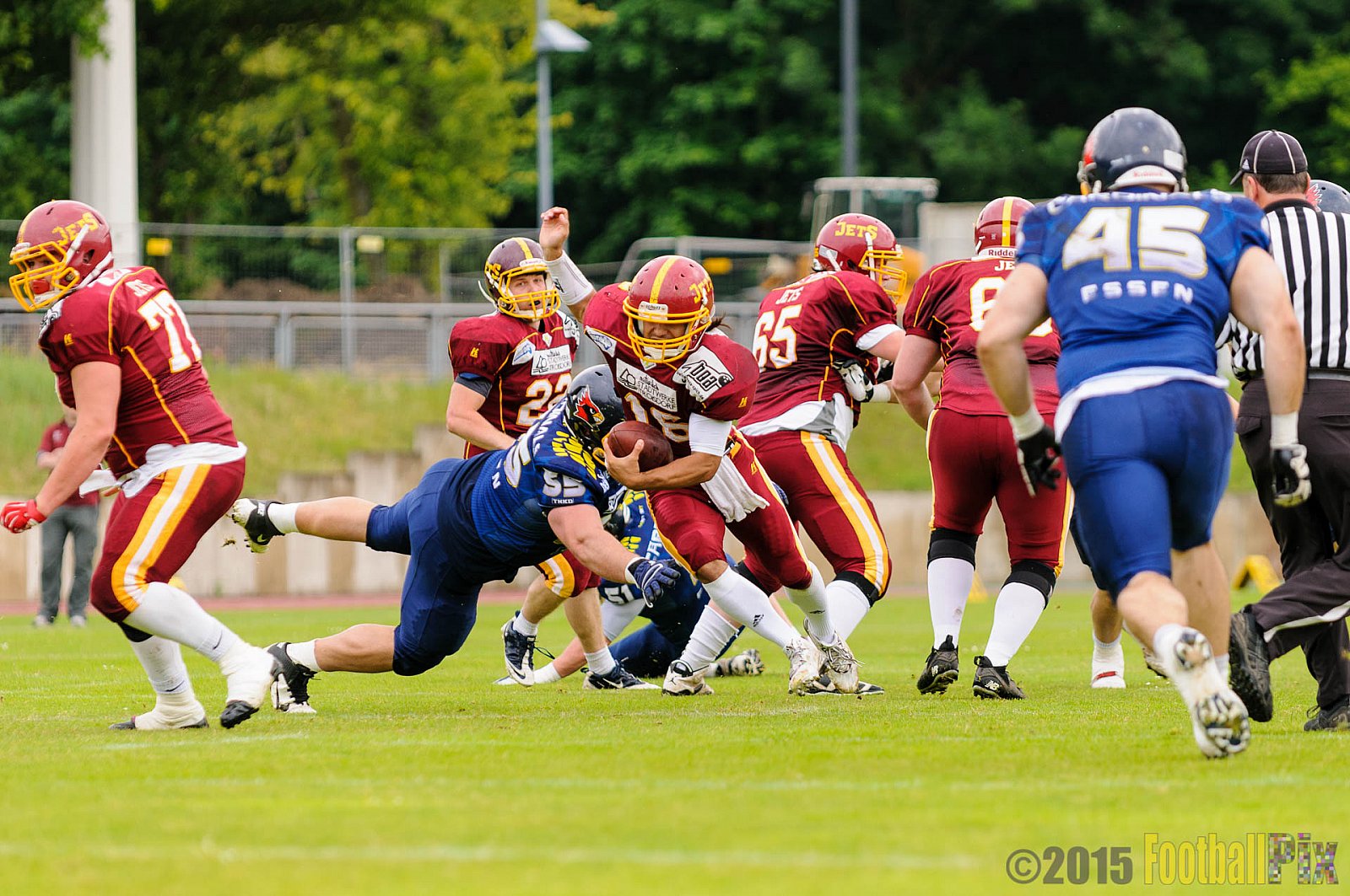 Essen Assindia Cardinals vs. Troisdorf Jets - 21.06.2015 RL NRW: Essen Assindia Cardinals vs. Troisdorf Jets (24:9)
