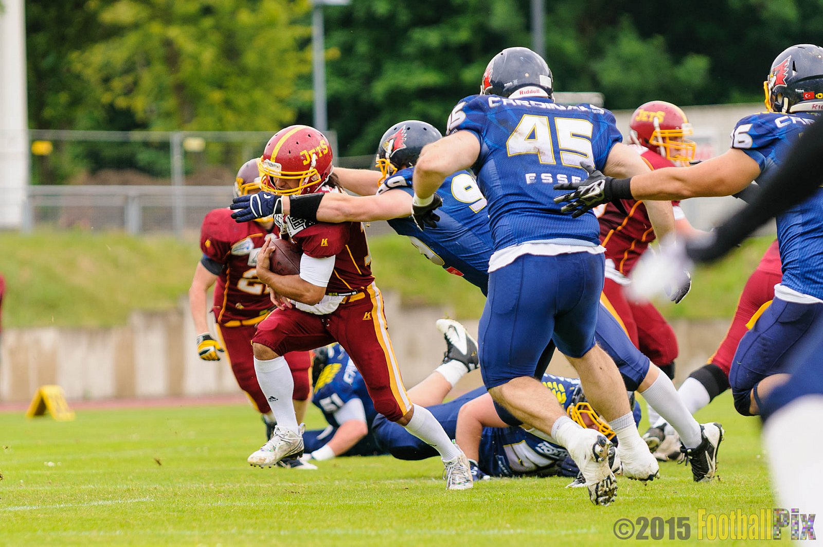 Essen Assindia Cardinals vs. Troisdorf Jets - 21.06.2015 RL NRW: Essen Assindia Cardinals vs. Troisdorf Jets (24:9)