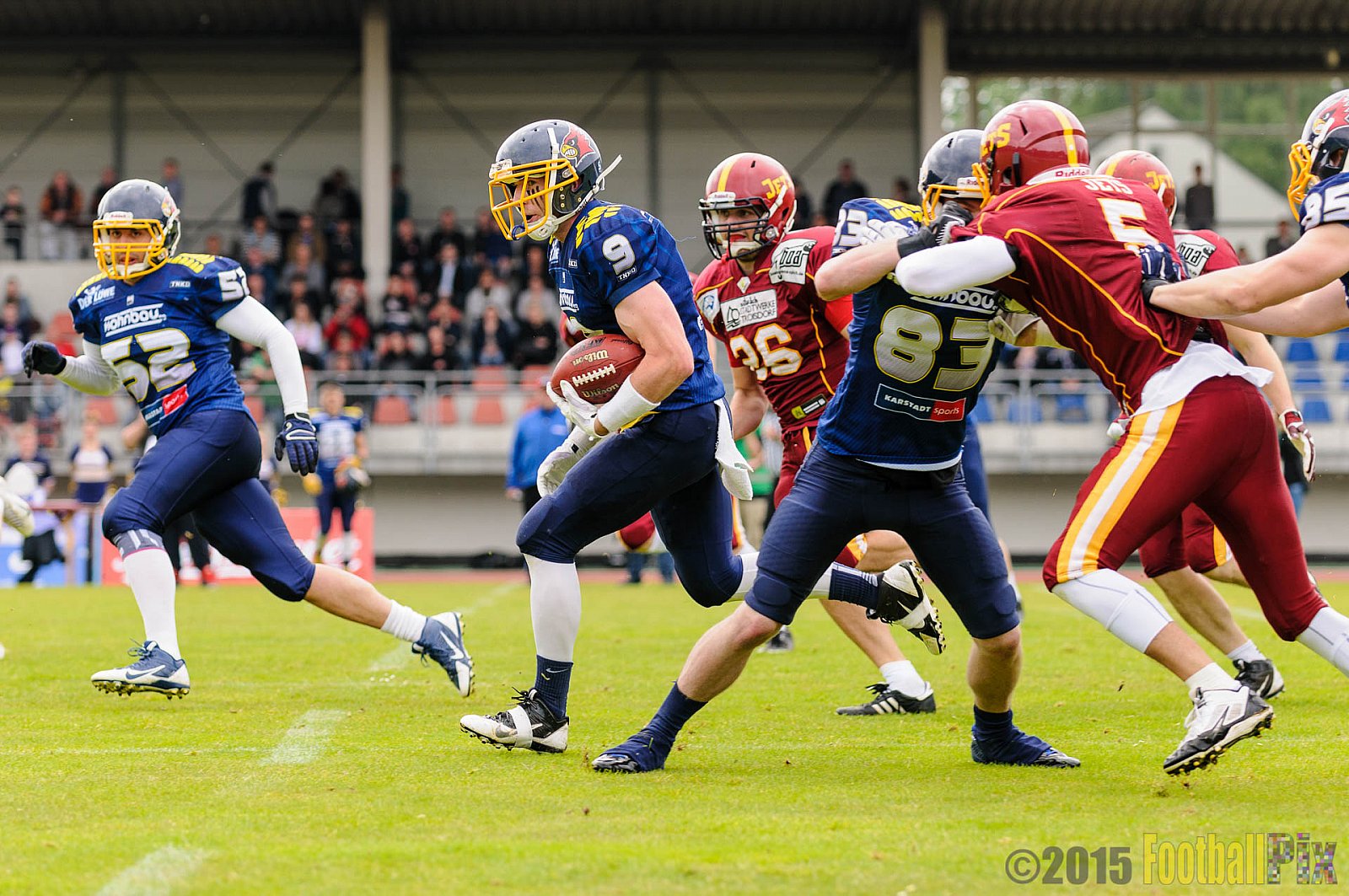 Essen Assindia Cardinals vs. Troisdorf Jets - 21.06.2015 RL NRW: Essen Assindia Cardinals vs. Troisdorf Jets (24:9)