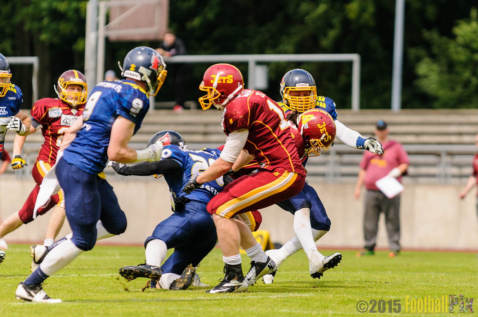 Essen Assindia Cardinals vs. Troisdorf Jets - 21.06.2015 RL NRW: Essen Assindia Cardinals vs. Troisdorf Jets (24:9)