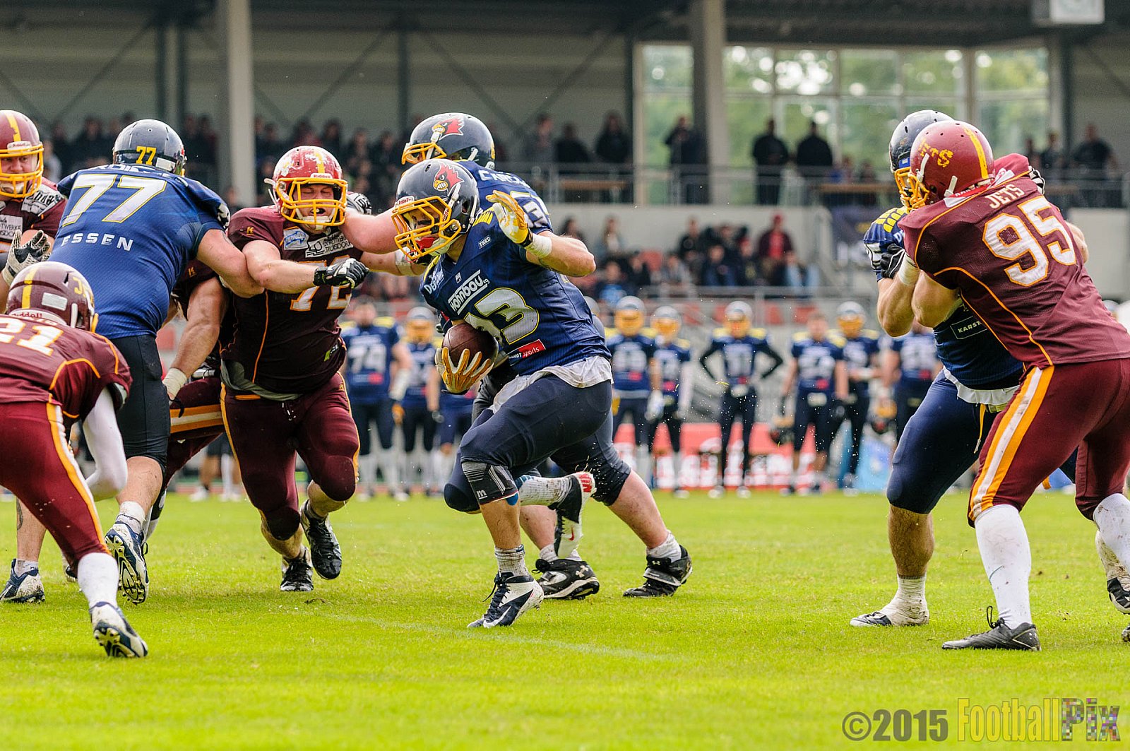 Essen Assindia Cardinals vs. Troisdorf Jets - 21.06.2015 RL NRW: Essen Assindia Cardinals vs. Troisdorf Jets (24:9)