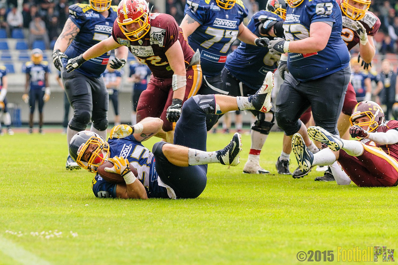 Essen Assindia Cardinals vs. Troisdorf Jets - 21.06.2015 RL NRW: Essen Assindia Cardinals vs. Troisdorf Jets (24:9)