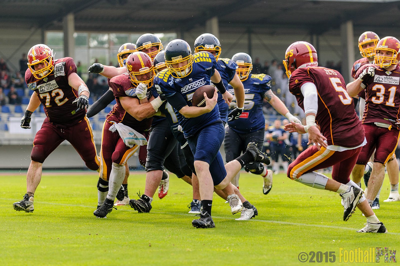 Essen Assindia Cardinals vs. Troisdorf Jets - 21.06.2015 RL NRW: Essen Assindia Cardinals vs. Troisdorf Jets (24:9)