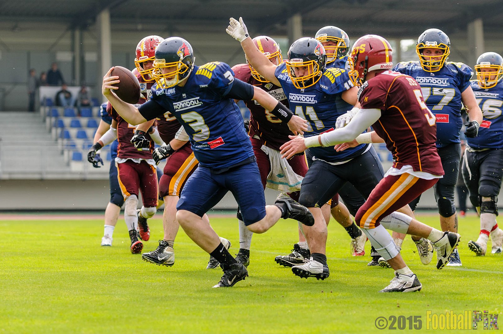 Essen Assindia Cardinals vs. Troisdorf Jets - 21.06.2015 RL NRW: Essen Assindia Cardinals vs. Troisdorf Jets (24:9)