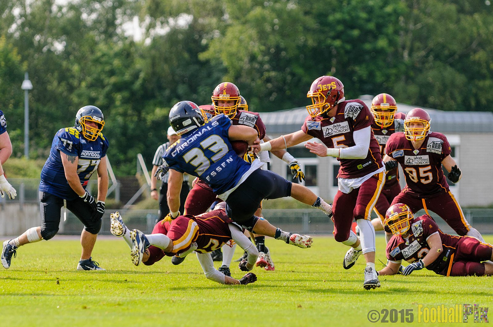 Essen Assindia Cardinals vs. Troisdorf Jets - 21.06.2015 RL NRW: Essen Assindia Cardinals vs. Troisdorf Jets (24:9)