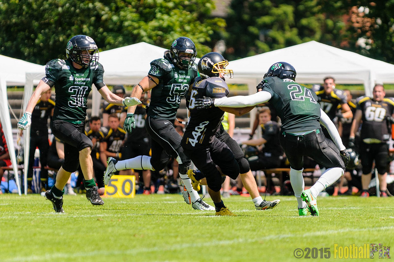 Charity Bowl zugunsten von B.a.c.a.a. e.V. 2015 - 01.08.2015 Off-Season Game: Rheine Raptors Charity Bowl 2015
