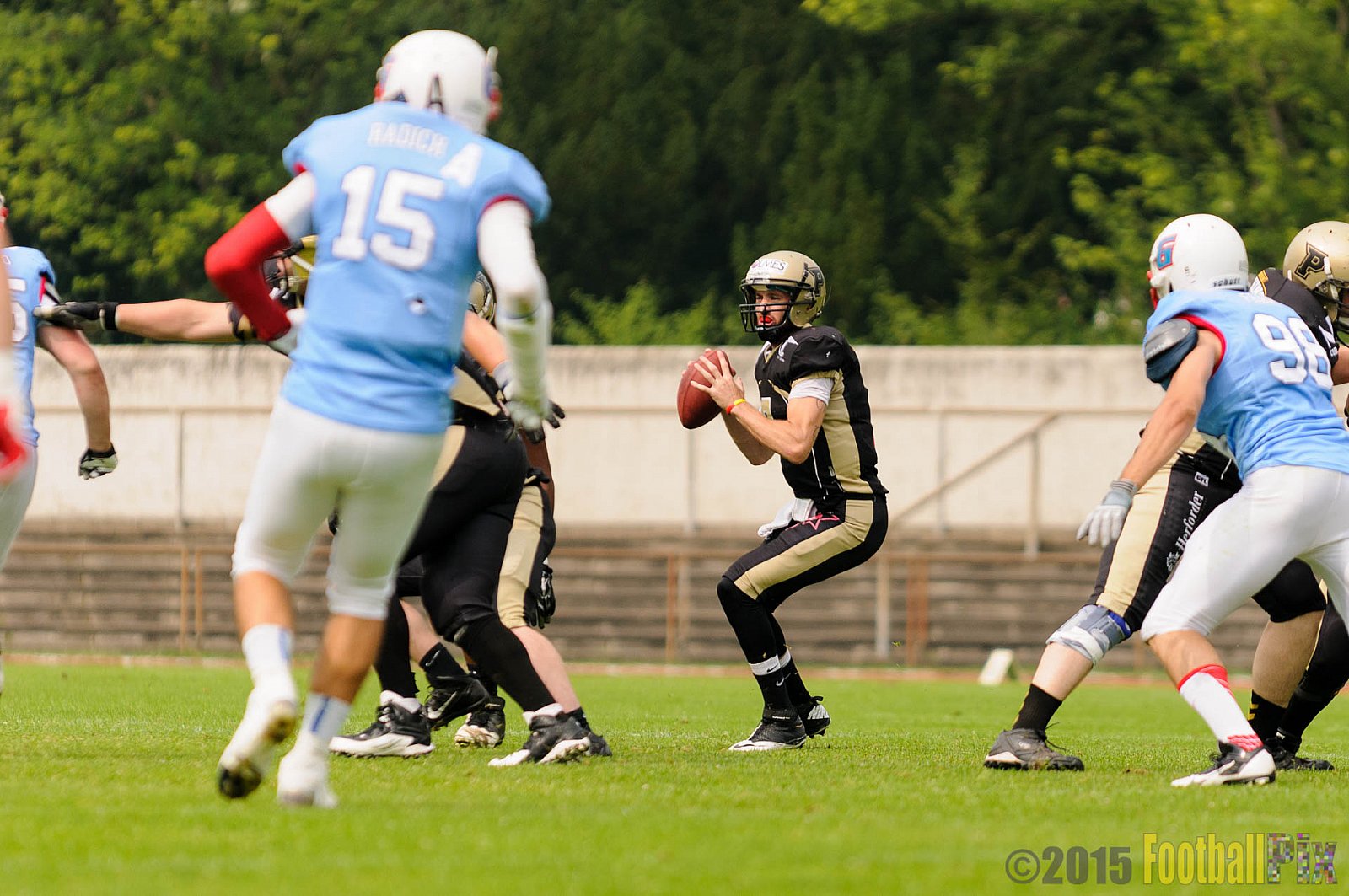 Bonn Gamecocks vs. Paderborn Dolphins - 08.08.2015 GFL2 Nord: Bonn Gamecocks vs. Paderborn Dolphins (49:35)