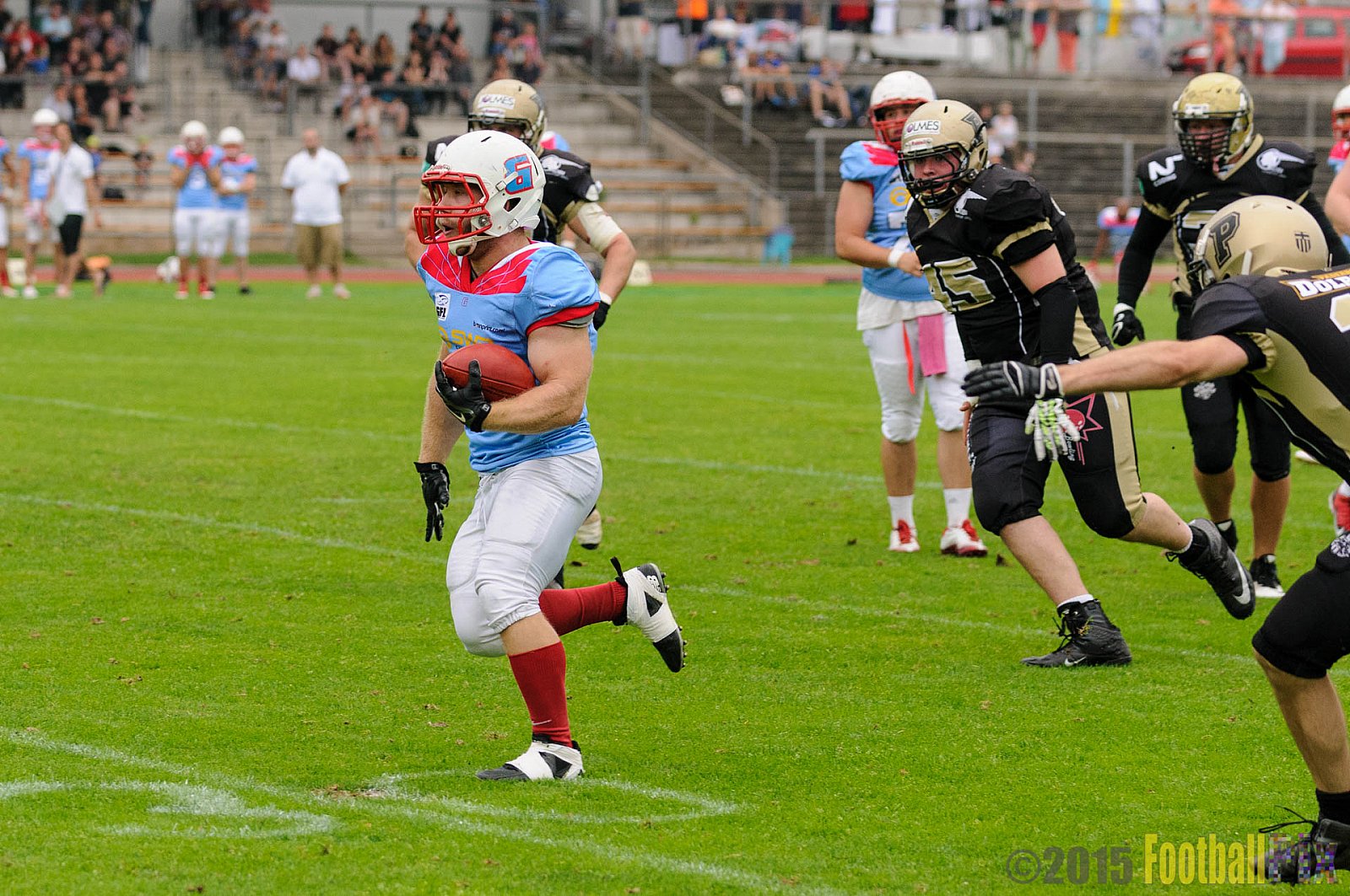 Bonn Gamecocks vs. Paderborn Dolphins - 08.08.2015 GFL2 Nord: Bonn Gamecocks vs. Paderborn Dolphins (49:35)