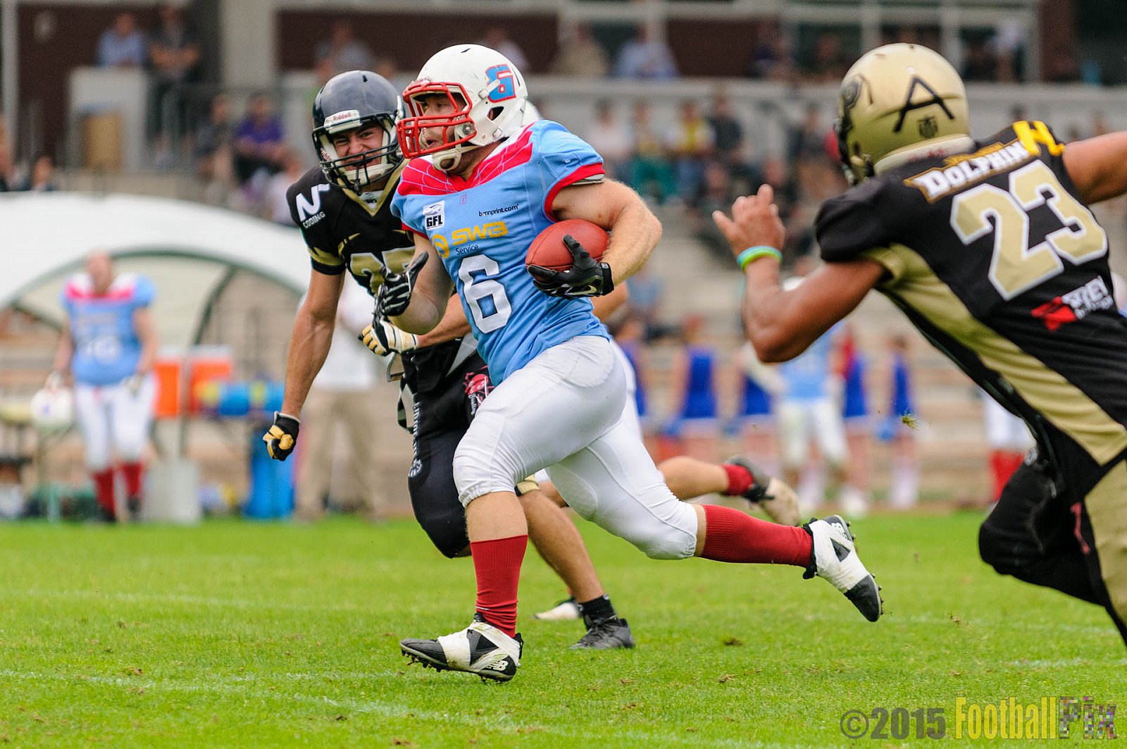 Bonn Gamecocks vs. Paderborn Dolphins - 08.08.2015 GFL2 Nord: Bonn Gamecocks vs. Paderborn Dolphins (49:35)