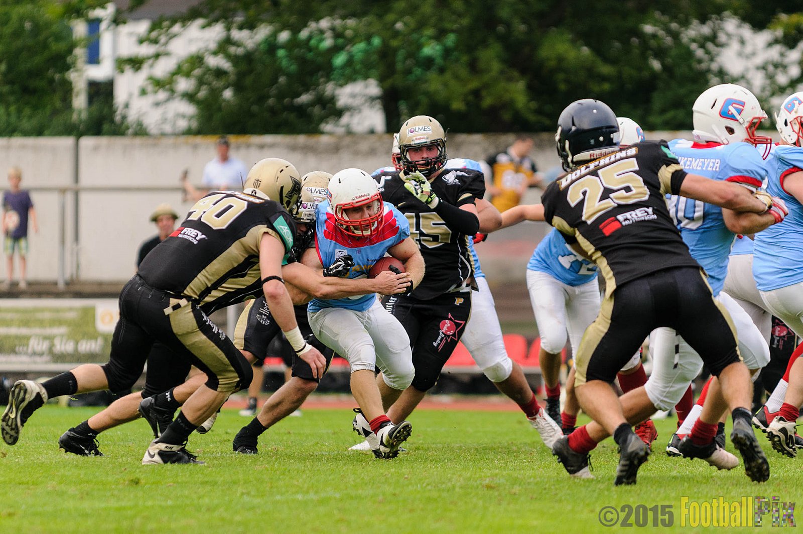 Bonn Gamecocks vs. Paderborn Dolphins - 08.08.2015 GFL2 Nord: Bonn Gamecocks vs. Paderborn Dolphins (49:35)
