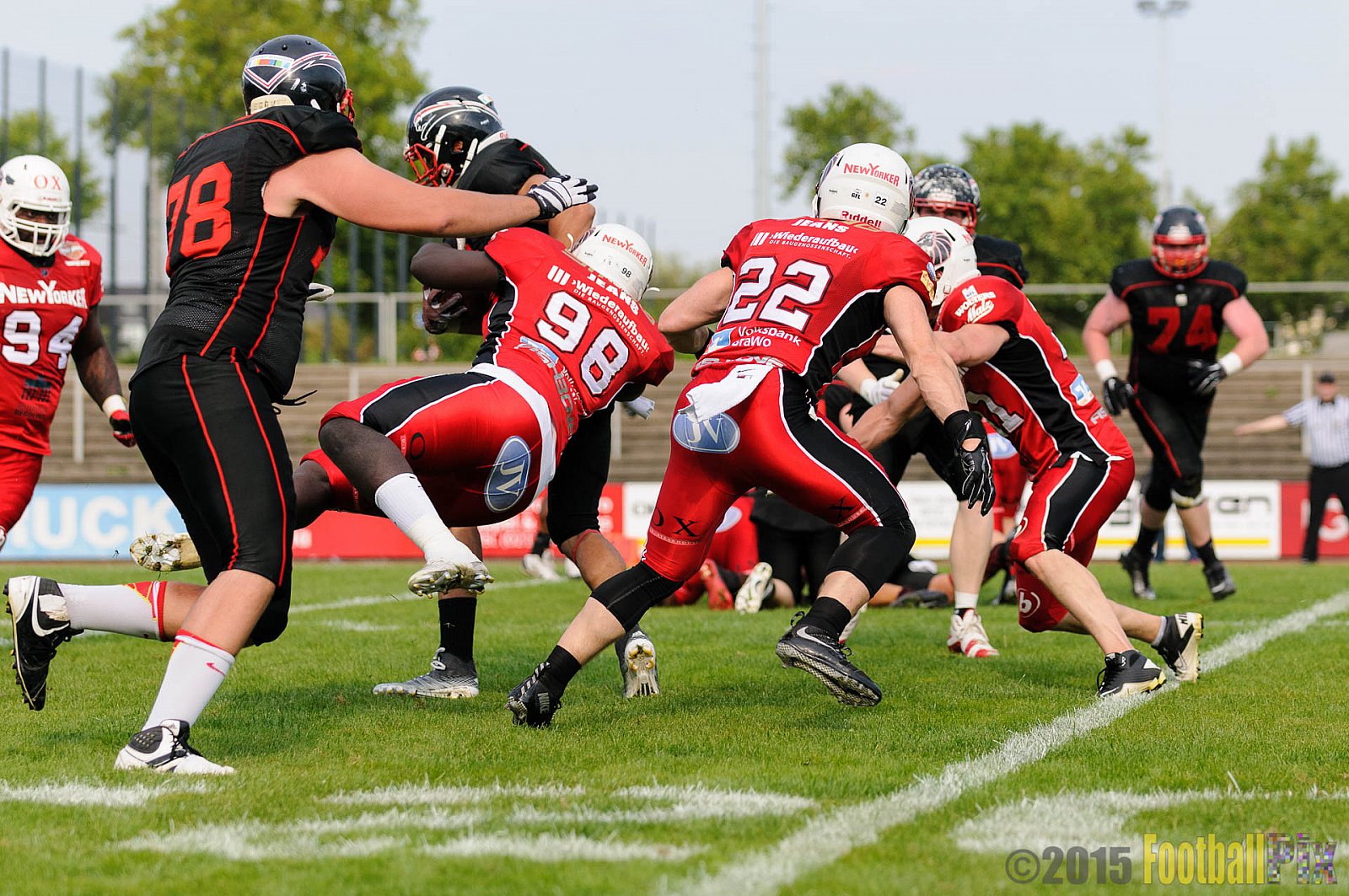 Düsseldorf Panther vs. NewYorker Lions Braunschweig - 22.08.2015 GFL Nord: Düsseldorf Panther vs. NewYorker Lions Braunschweig (0:56)